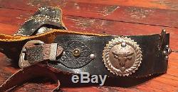 Vintage ROY ROGERS Cap Gun Holster Chaps Spurs Cowboy Ranch Kid Rare Estate Find
