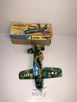 Vintage Rare 1950's Powered Spark AND TURNING Propeller Gun Japan By TN