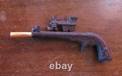 Vintage Rare Lightning Express Cast Iron Cap Gun Kenton Toy Company Ca 1895