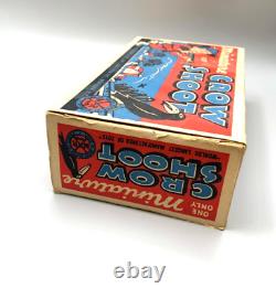 Vintage Rare Marx Miniature Crow Shoot Pop Gun Cork Game Complete with Box USA