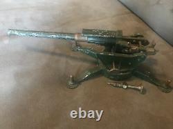Vintage Rare toy metal anti aircraft gun-88mm