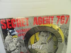 Vintage Rayline Secret Agent 707 Toy Gun & Shoulder Holster Set USA Made