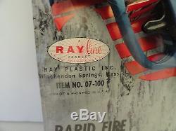 Vintage Rayline Secret Agent 707 Toy Gun & Shoulder Holster Set USA Made