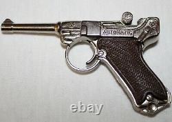 Vintage Redondo Spain Mini Luger Pistol Toy Cap Gun & 19-990 Cap Ammo NOS D5
