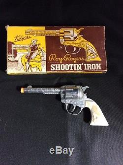 Vintage Roy Rogers Shooting Iron Cap Gun By Kilgore, 1953, In Original Box
