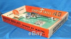 Vintage Shootin' Shell. 45 Cap Gun By Mattel- Mint In Original Window Box