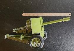 Vintage Soviet Union Artillery Toy Gun Metal Construction Nice