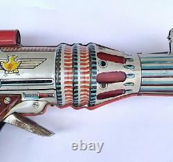 Vintage Space Pistol Astra Tin Toy Ray Gun Lyra Greece 1960s