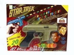 Vintage Star Trek Tracer Gun Rapid Fire Pistol Toy NOC 1966