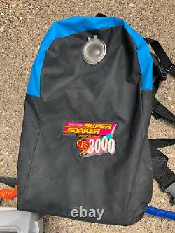 Vintage Super Soaker CPS 3000 + Backpack Water Gun Toy 9798-0 1997 Tested Works