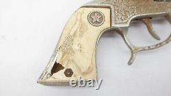 Vintage Texan Metal Longhorn Handle Toy Cap Gun AE