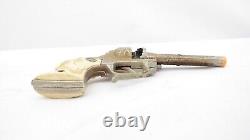 Vintage Texan Metal Longhorn Handle Toy Cap Gun AE