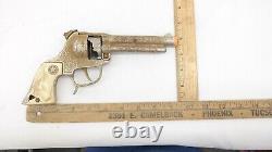 Vintage Texan Metal Longhorn Handle Toy Cap Gun AE