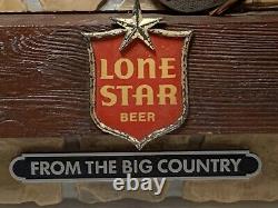 Vintage Texas Lone Star Beer Western Toy Gun in Holster Bar Sign Pearl Jax (SH)