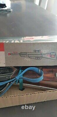 Vintage Tin Sub Machine Gun Toy Child And Original Box number 659