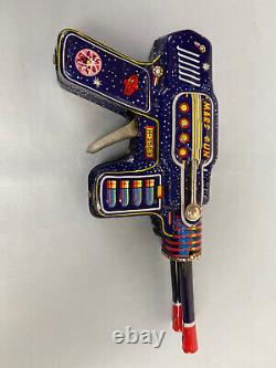 Vintage Tin Toy Horikawa Japan Space Toys Mars Gun H-2569 1970s
