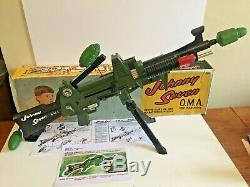 Vintage Topper JOHNNY SEVEN Toy Machine Gun + original box