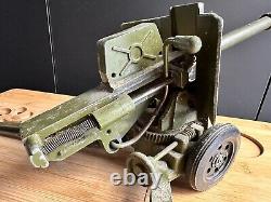 Vintage Toy Gun Artillery Anti Tank Lifting Turning Action Cannon Ussr Cccp