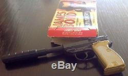 Vintage Toy Gun James Bond 007 Cap Pistol SEAN CONNERY LONE STAR ENGLAND MIB 60s