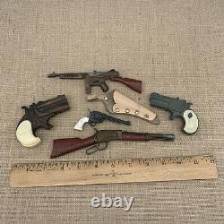 Vintage Toy Gun Lot of 5 Assorted Rifle, Cap and Pistol From The 1950's