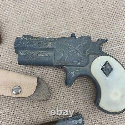 Vintage Toy Gun Lot of 5 Assorted Rifle, Cap and Pistol From The 1950's