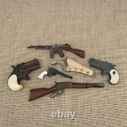 Vintage Toy Gun Lot of 5 Assorted Rifle, Cap and Pistol From The 1950's