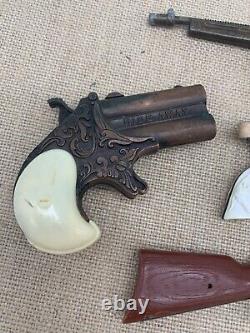 Vintage Toy Gun Lot of 5 Assorted Rifle, Cap and Pistol From The 1950's