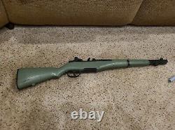Vintage Toy Gun Rifle Pop Marx Green m1 Springfield