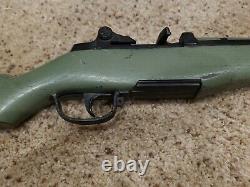 Vintage Toy Gun Rifle Pop Marx Green m1 Springfield