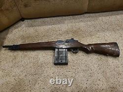 Vintage Toy Gun Rifle Pop US Army M-14 Marx m14 sniper cap
