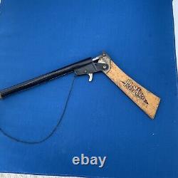 Vintage Toy Mechanical Cork Gun Rifle Remanco 1950's