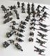 Vintage Toy Soldiers 49 Pieces. England. Motorcycles. Plane Spotter. Machine Gun