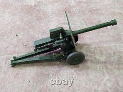 Vintage Toy Soviet Russ Big Cannon Howitzer Artillery Gun Model Shooting VIDEO