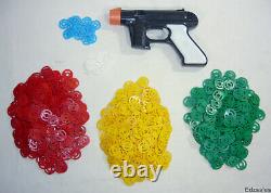Vintage Tracer Disc Shooter Toy Gun with 700+ Disc Refills