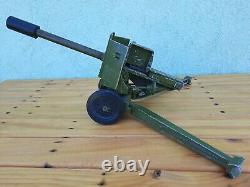Vintage USSR Toy Big Artillery Gun Anti Tank Soviet Armor Vehicles 1980s Metal