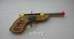 Vintage Ultra Rare Chinese Wood Gun Pistol Toy Cowboy Indian