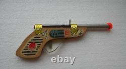 Vintage Ultra Rare Chinese Wood Gun Pistol Toy Cowboy Indian