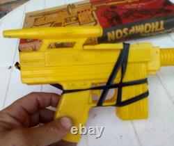 Vintage Very Rare Argentina Plastic Toy Thompson Machine Gun With Original Box