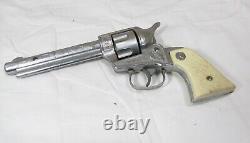 Vintage Working Nichols Stallion 38 Toy Cap Gun Dual Holster & Bullets L2