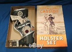 Vintage Wyandotte Hopalong Cassidy Cap Gun Holster Set Mib