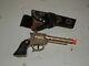 Vintage Wyandotte Hopalong Cassidy Gold Toy Cap Gun With Holster