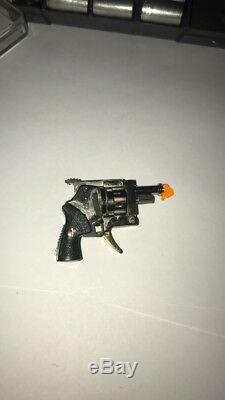 Vintage Xythos Austria Miniature Pin Fire Signal Cap Gun Revolver Original Box