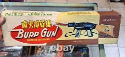 Vintage china burp gun tin rare working