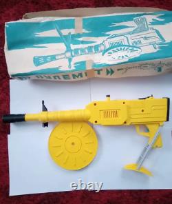 Vintage collectible Toy machine gun electromechanical USSR (621)