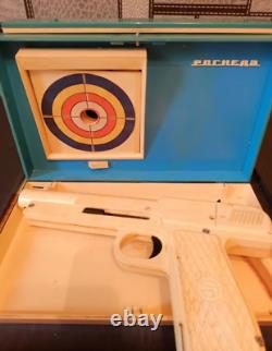 Vintage collectible children's toy Shooting gallery Gun USSR light (224)