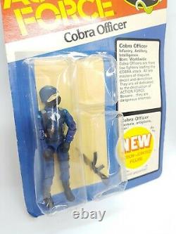 Vintage gi joe action force COBRA OFFICER toy figure moc HASBRO Palitoy rare 3