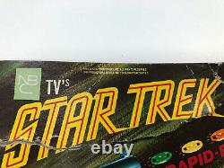 Vintage sealed 1966 NBC Star Trek Tracer Gun Shoots 20 Disc RAPID FIRE Grand Toy