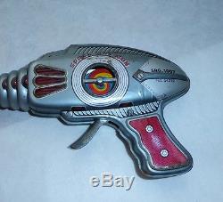 Vintage, tin toy ray gun space T. T. Made in Japan by Yonesawa