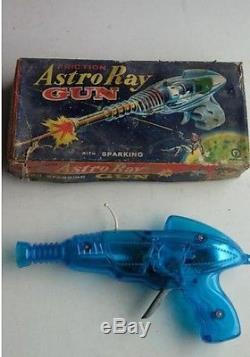 Vintage toy / Friction AstroRay GUN working properly goods dead stock