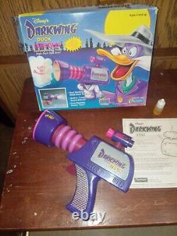 VtG 1991 90s Playmates Disney's Darkwing Duck Gas Gun Toy No. 2963 READ AS IS